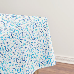 Jüdischer Urlaub Schönes Tablecloth - Shabbat Tischdecke