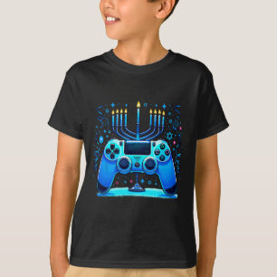 Jüdischer Videospielkonsolen-Spieler Chanukka Hanu T-Shirt