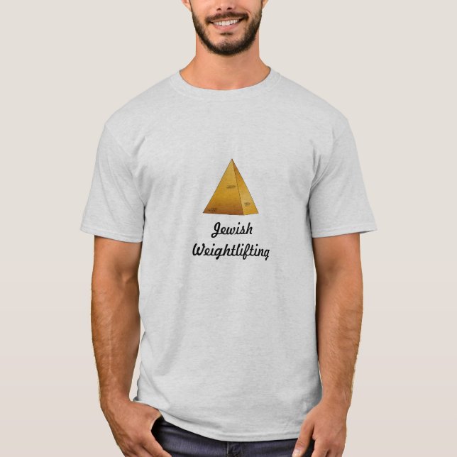 Jüdischer Weightlifting T-Shirt (Vorderseite)