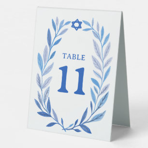 Jüdisches botanisches Ereignis Bar Bat Mitzvah Tischaufsteller