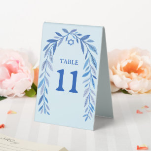 Jüdisches botanisches Ereignis Bar Bat Mitzvah Tischaufsteller