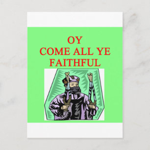 jüdisches channukah Lied Postkarte