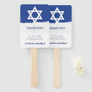 Jüdisches Event-Bar unter israelischer Flagge (Bat Fächer