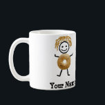 Jüdisches Geschenk - Bagel-KindCoffe Tasse<br><div class="desc">Niedlichste Bagel-Kinderkaffee-Tasse. Niedliches jüdisches Geschenk. Addieren Sie Ihren Namen und personifizieren Sie ihn.</div>