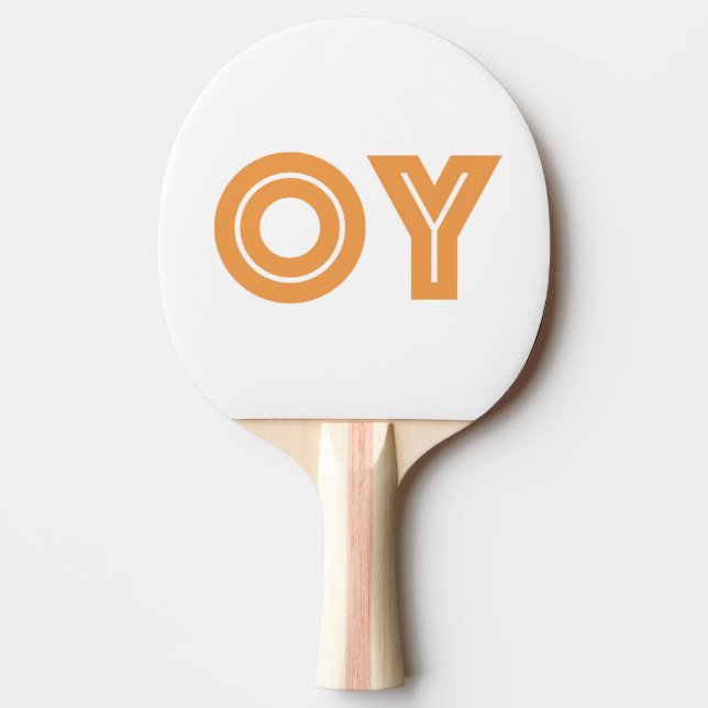 Jüdisches Geschenk, einzigartig, Oy VE Tischtennis Schläger (Vorderseite)