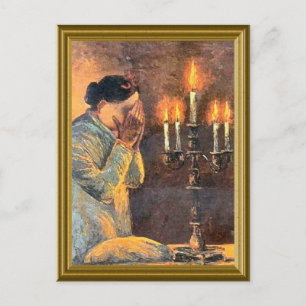 jüdisches Jahrgangsbild Postkarte