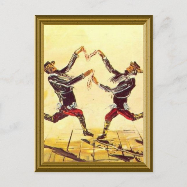 jüdisches Jahrgangsbild Postkarte (Vorderseite)