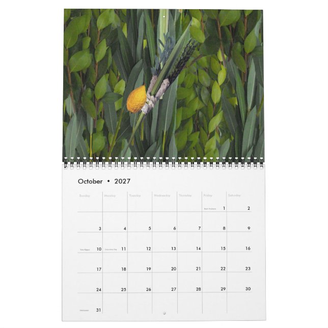 Jüdisches Leben Kalender (Okt 2027)