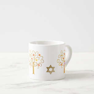 Jüdisches Neujahr   Rosh Hashanah Geschenk Espressotasse
