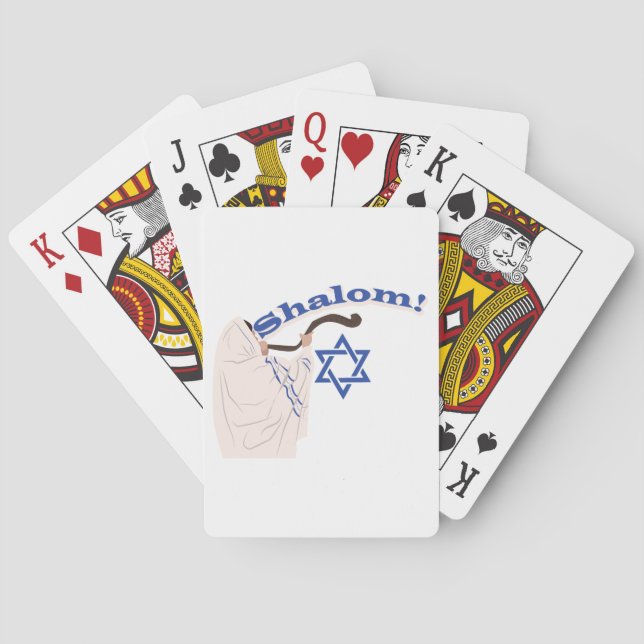 Jüdisches Schuhwerk Spielkarten (Rückseite)