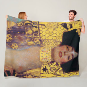 Judith (Dame in Gold), Gustav Klimt Fleecedecke