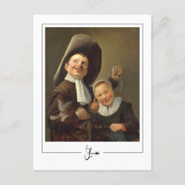 Judith Leyster #16 - Fine Art Postcard Postkarte