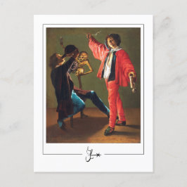 Judith Leyster #1 - Fine Art Postcard Postkarte