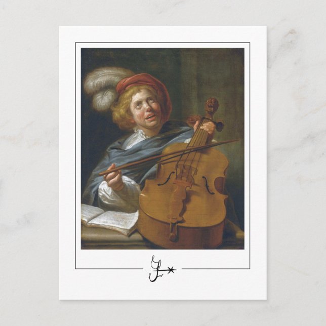 Judith Leyster #8 - Fine Art Postcard Postkarte (Vorderseite)