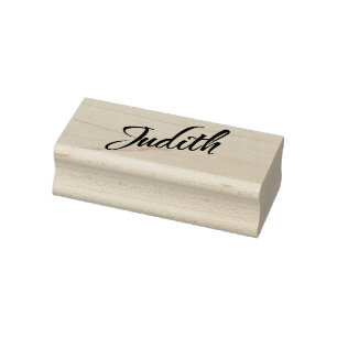 Judith Name Cursive dekorative Skript-Schriftart Gummistempel