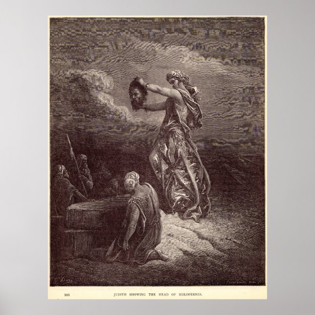 Judith Showing the Head of Holofernes Gustave Dore Poster (Vorne)