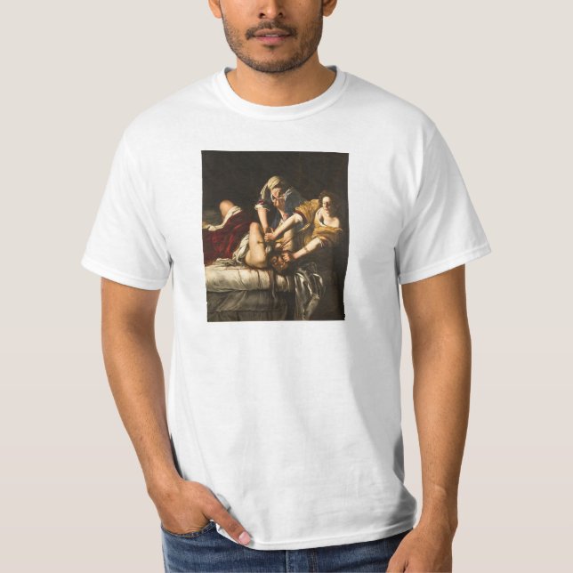 Judith Slaying Holofernes - Artemisia Gentileschi T-Shirt (Vorderseite)