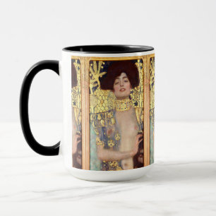 Judith und der Kopf des Holofernes von Gustav Klim Tasse