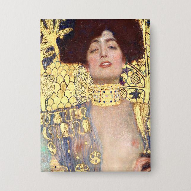 Judith und der Leiter von Holofernes von Gustav Kl Button (Vorderseite)