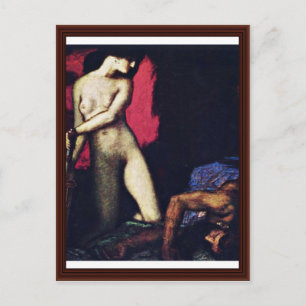 Judith und Holofernes von Stuck Franz von Postkarte