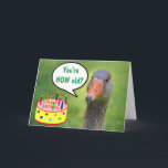Judmental Goose Funny Birthday Karte<br><div class="desc">Alberne Karte mit einer kritischen Gans und einer Geburtstagstorte mit vielen Kerzen. Klassischer Spaß zum Geburtstag! Personalisieren Sie die Nachrichten und haben Sie Spaß. Danke,  dass du gesucht hast! Foto ©Christine Greenspan</div>