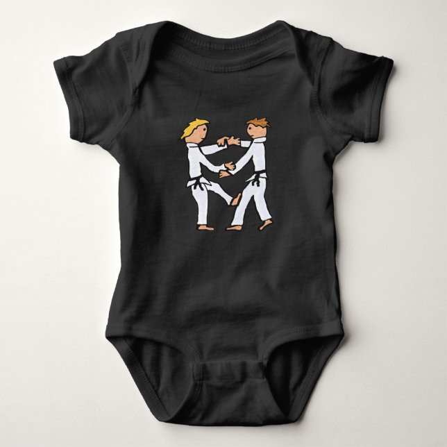 Judo Baby Strampler (Vorderseite)