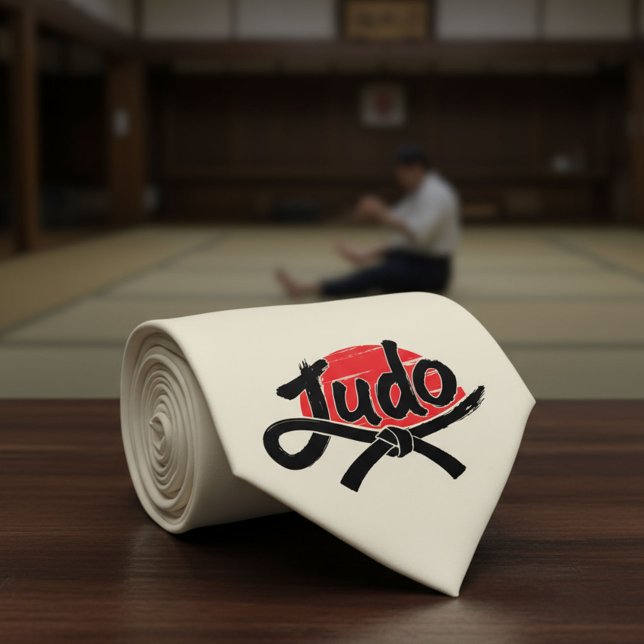 Judo - Black Belt -Rising Sun Krawatte (Von Creator hochgeladen)