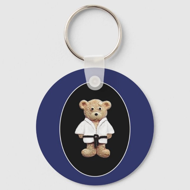 Judo Black Belt Schlüsselanhänger (Vorderseite)