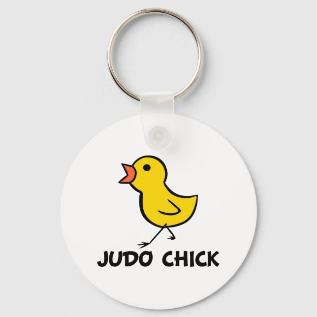 Judo Chick Schlüsselanhänger (Vorderseite)