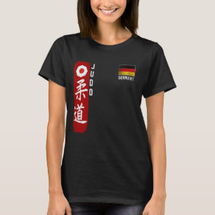 Judo Deutschland Deutschland Flagge Judoka Dojo Ma T-Shirt