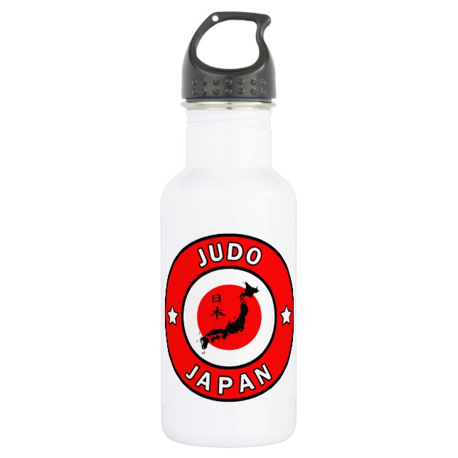Judo Edelstahlflasche (Vorderseite)