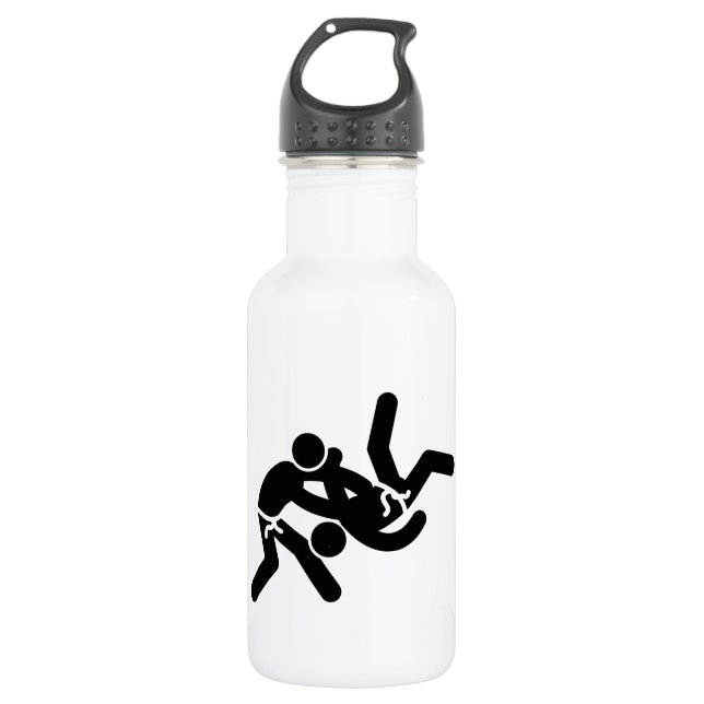 Judo Edelstahlflasche (Vorderseite)