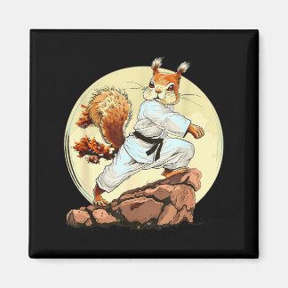 Judo Eichhörnchen Karate MMA Taekwondo Kampfsport Magnet