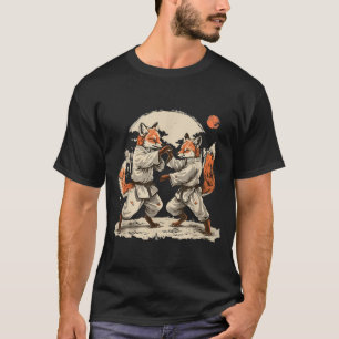 Judo Fox Nature Kickboxen Taekwondo Kampfsport T-Shirt