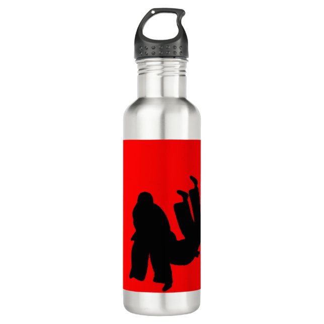 Judo Geschenk Edelstahlflasche (Vorderseite)