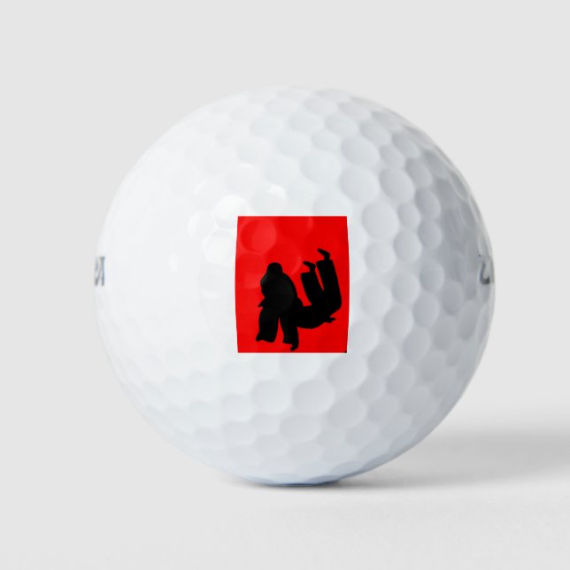 Judo Geschenk Golfball (Vorderseite)