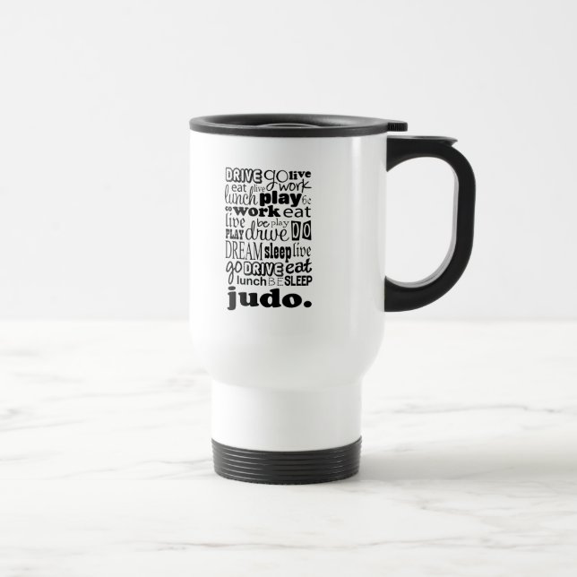 Judo-Geschenk Reisebecher (Rechts)