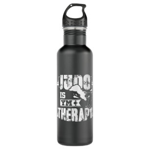 Judo ist meine Therapie Edelstahlflasche