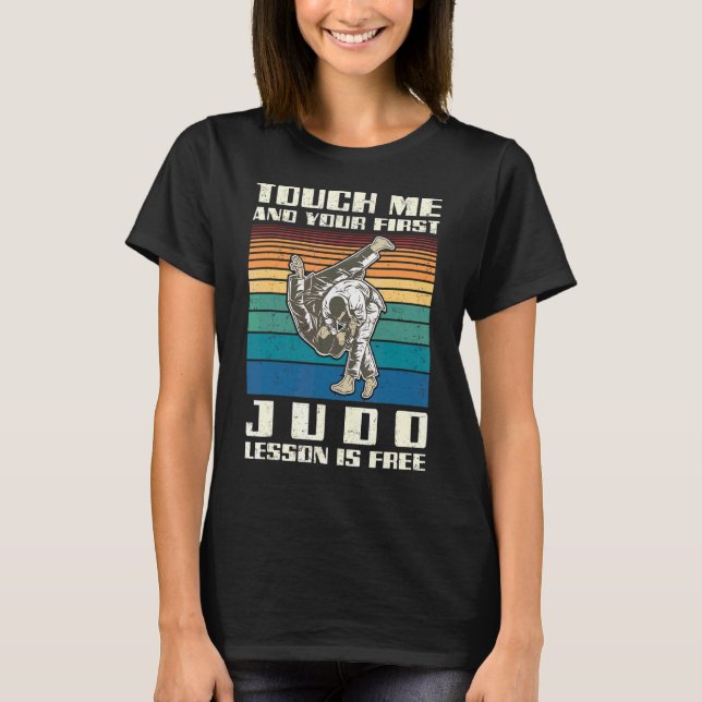 Judo Judoken Japan Jiu Jitsu Martial Training Athl T-Shirt (Vorderseite)