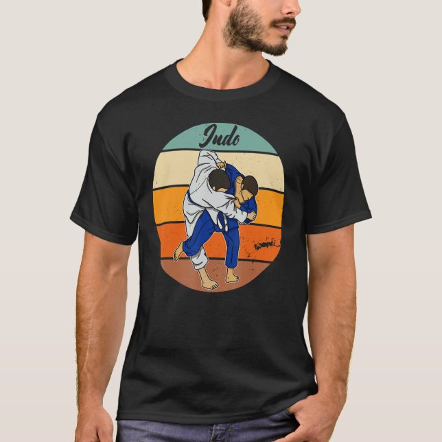Judo Judoken Japan Jiu Jitsu Martial Training Athl T-Shirt (Vorderseite)