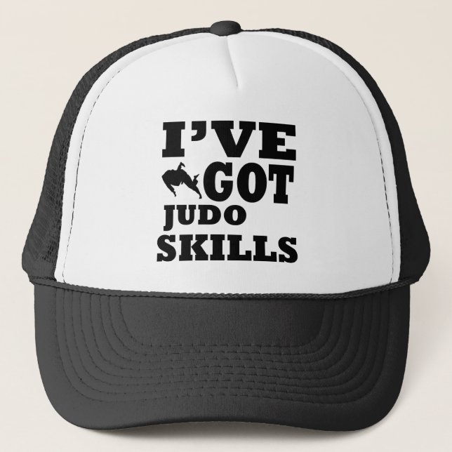 Judo-Kampfkunstentwürfe Truckerkappe (Vorderseite)