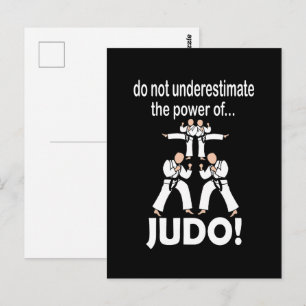Judo Kampfsport Selbstverteidigung Taekwondo Postkarte