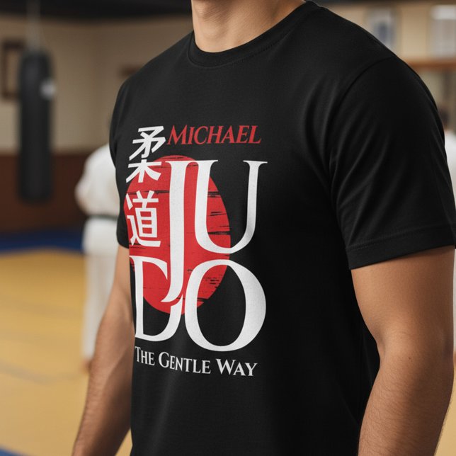 Judo -Kanji, Rising Sun Tri-Blend Shirt (Von Creator hochgeladen)