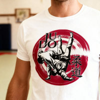 Judo Kanji und aufgehende Sonne Wurf - Kampfsport
