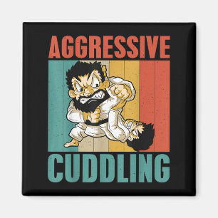 Judo Karate Jiu Jitsu MMA BJJ aggressives Kuscheln Magnet