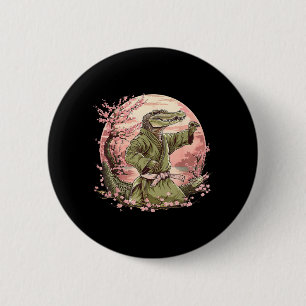 Judo Krokodil Natur Kickboxen Taekwondo Kampfsport Button