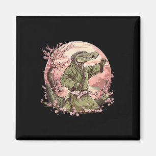 Judo Krokodil Natur Kickboxen Taekwondo Kampfsport Magnet