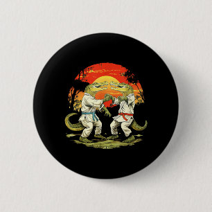 Judo Krokodil Natur Kickboxen Taekwondo Martial Button