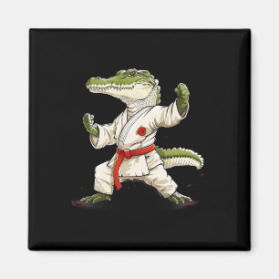 Judo Krokodil Natur Kickboxen Taekwondo Martial Magnet