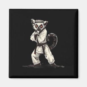 Judo Lemur Natur Kickboxen Taekwondo Kampfsport Magnet